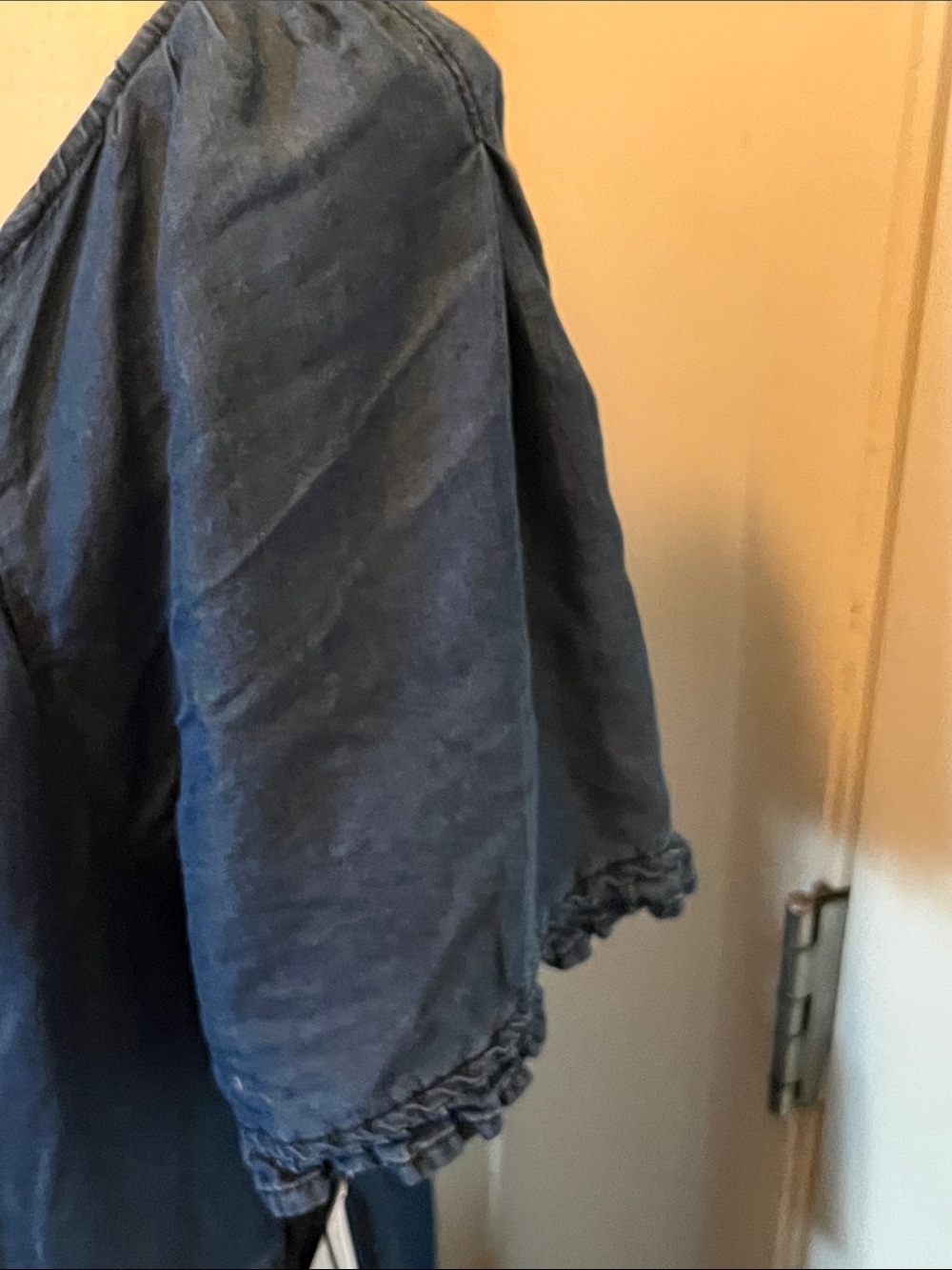 Tracy Evans Deep Blue V-Neck Tiered Maxi Dress Size L - Picture 4 of 8
